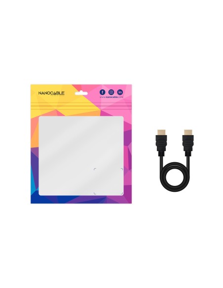 Nanocable Cable HDMI V2.0 4K@60Hz 18Gbps A M-A M, 7.0 m, Negro