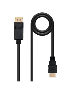 Nanocable Cable Conversor DISPLAYPORT a HDMI, DP M - HDMI M, Negro, 10 m
