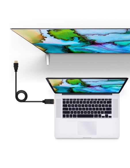 Nanocable Cable Conversor DISPLAYPORT a HDMI, DP M - HDMI M, Negro, 10 m Nanocable Cable Conversor DISPLAYPORT a HDMI, DP M - HDMI M, Negro, 10 m