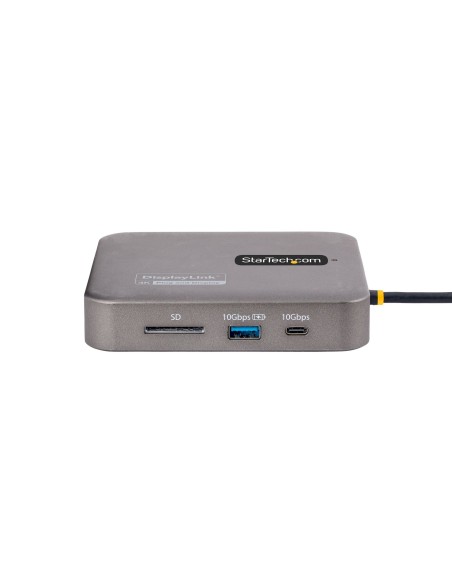 StarTech.com Adaptador Multipuertos USB C - HDMI Doble 4K 60Hz - Hub Ladrón USB 10Gbps de 2 Puertos USB-C USB-A - PD100W - GbE StarTech.com Adaptador Multipuertos USB C - HDMI Doble 4K 60Hz - Hub Ladrón USB 10Gbps de 2 Puertos USB-C USB-A - PD100W - GbE