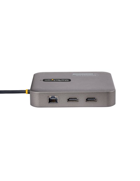 StarTech.com Adaptador Multipuertos USB C - HDMI Doble 4K 60Hz - Hub Ladrón USB 10Gbps de 2 Puertos USB-C USB-A - PD100W - GbE StarTech.com Adaptador Multipuertos USB C - HDMI Doble 4K 60Hz - Hub Ladrón USB 10Gbps de 2 Puertos USB-C USB-A - PD100W - GbE