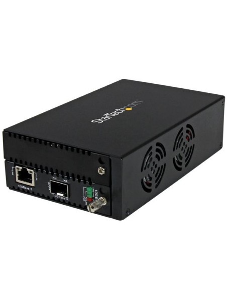 StarTech.com Conversor de Medios Ethernet de Cobre a Fibra de 10 Gigabits - Gestionado - con SFP+ Abierto