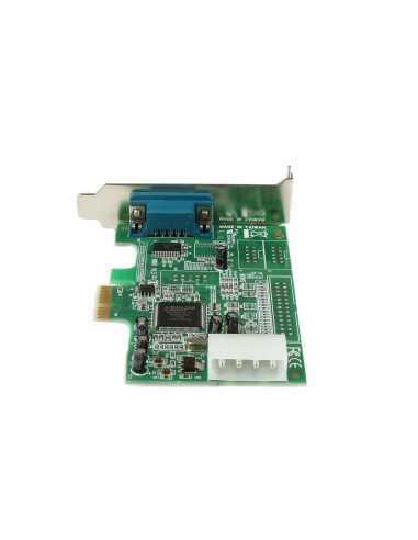 StarTech.com Tarjeta PCI Express Adaptadora Serie RS232 DB9 de 1 Puerto UART16550 - Tarjeta PCIe Controladora de Host Serial