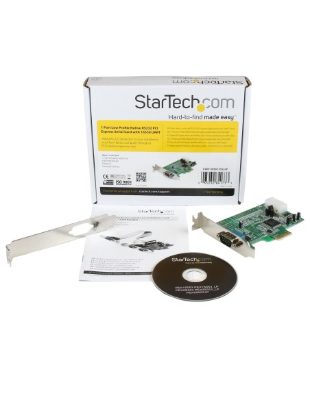 StarTech.com Tarjeta PCI Express Adaptadora Serie RS232 DB9 de 1 Puerto UART16550 - Tarjeta PCIe Controladora de Host Serial StarTech.com Tarjeta PCI Express Adaptadora Serie RS232 DB9 de 1 Puerto UART16550 - Tarjeta PCIe Controladora de Host Serial