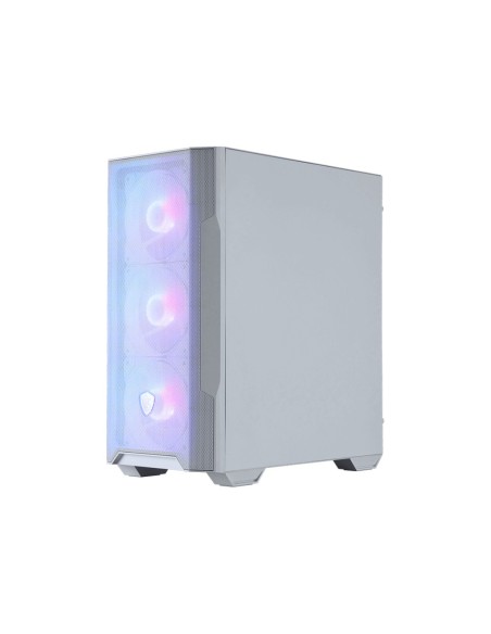 MSI MAG FORGE M100R Midi Tower Transparente, Blanco