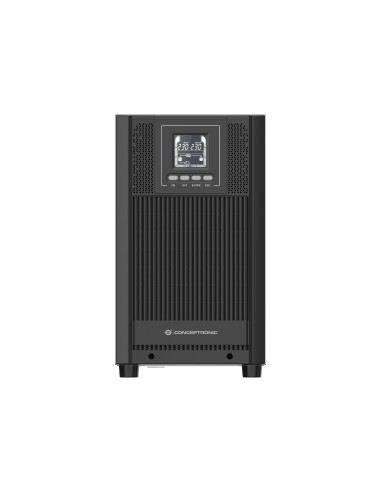 Conceptronic ZEUS52ES3K sistema de alimentación ininterrumpida (UPS) Doble conversión (en línea) 3 kVA 2700 W 4 salidas AC