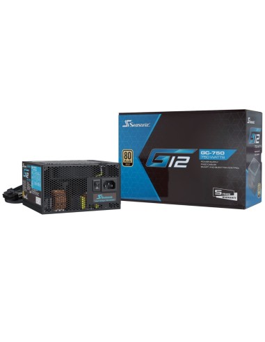 Seasonic G12 GC unidad de fuente de alimentación 750 W 20+4 pin ATX ATX Negro