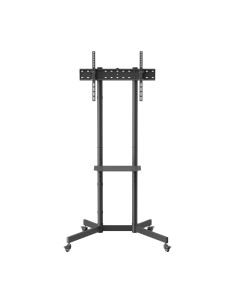 AISENS Soporte De Suelo Eco Con Rueda, Bandeja Para DVD Para Monitor TV 45kg De 37-70, Negro 2