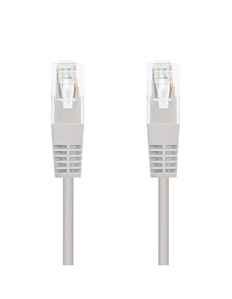 Nanocable Cable de red latiguillo RJ45 Cat.6 UTP AWG24, Gris, 1.5m