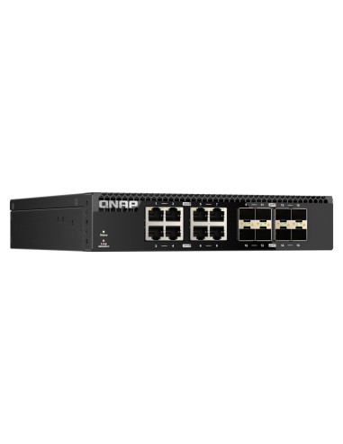 QNAP QSW-3216R-8S8T switch No administrado L2 10G Ethernet (100 1000 10000) Negro