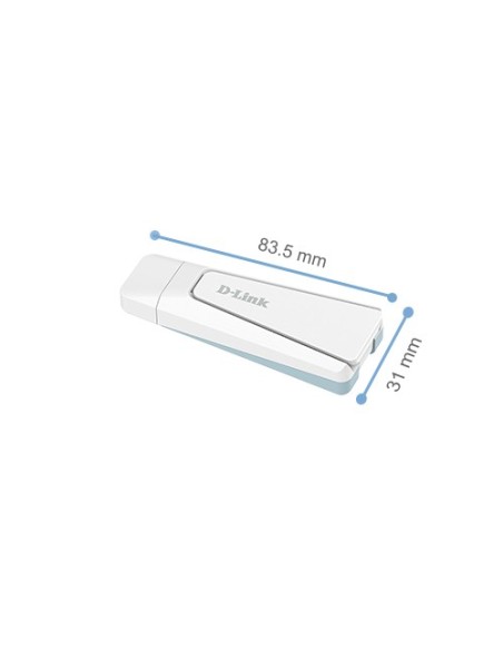 D-Link Wi-Fi 6 AX1800 USB 3.0 Dongle WLAN 1800 Mbit s