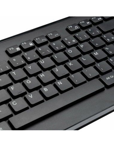 Targus AKM610FR teclado Ratón incluido Universal RF inalámbrico AZERTY Francés Negro