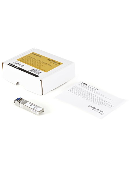 StarTech.com Módulo Transceptor SFP+ Compatible con HPE J9151E - 10GBASE-LR - Fibra Monomodo de 10GbE - SFP+ Ethernet Gigabit StarTech.com Módulo Transceptor SFP+ Compatible con HPE J9151E - 10GBASE-LR - Fibra Monomodo de 10GbE - SFP+ Ethernet Gigabit
