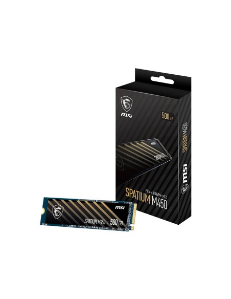 MSI SPATIUM M450 PCIe 4.0 NVMe M.2 500GB PCI Express 4.0 3D NAND