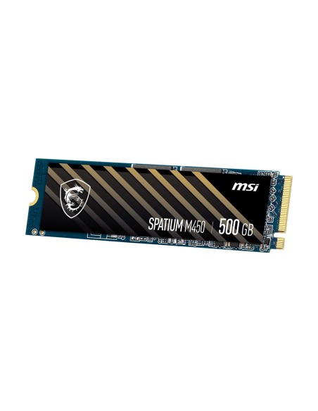 MSI SPATIUM M450 PCIe 4.0 NVMe M.2 500GB PCI Express 4.0 3D NAND