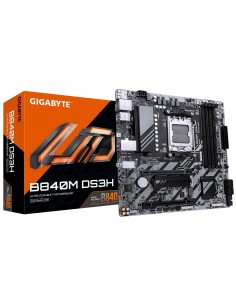 GIGABYTE B840M DS3H Placa base - Procesadores AMD Ryzen 9000, VRM de 8+2+2 fases, hasta 8200 MHz DDR5, 2xPCIe 4.0 M.2, LAN