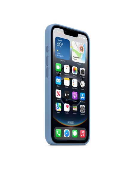 Apple Funda de silicona para el iPhone 16e - Azul invierno