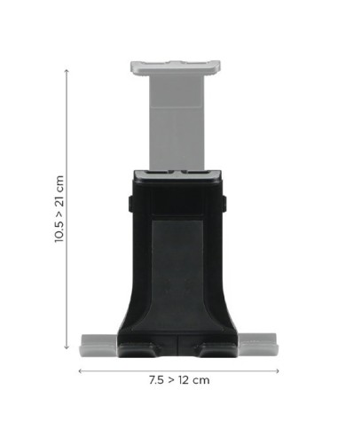 Mobilis U.FIX Soporte activo para teléfono móvil Teléfono móvil smartphone, Tablet UMPC Negro