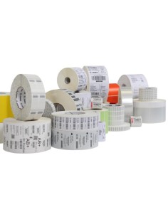 Zebra 1600 Wax cinta térmica 450 m Negro 2