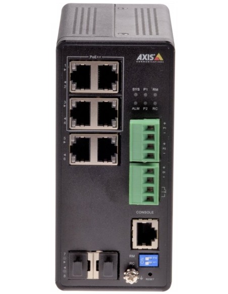 Axis 01633-001 switch Gestionado Gigabit Ethernet (10 100 1000) Energía sobre Ethernet (PoE) Negro Axis 01633-001 switch Gestionado Gigabit Ethernet (10 100 1000) Energía sobre Ethernet (PoE) Negro