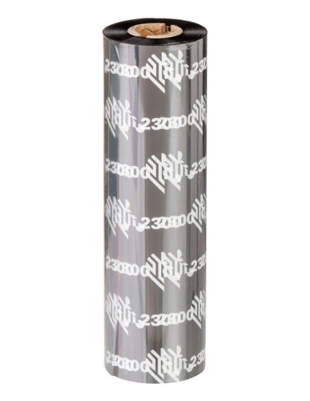 Zebra 2300 Wax cinta térmica 300 m Negro