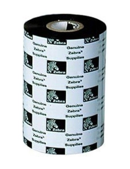 Zebra 3400 Wax-Resin cinta térmica 450 m Negro