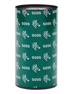 Zebra 5095 Resin cinta térmica 450 m Negro