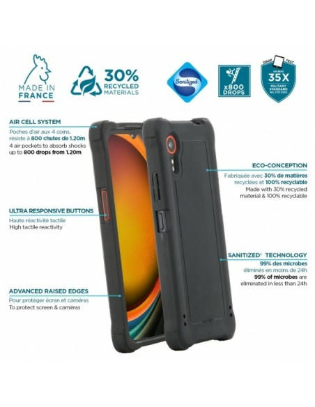 Mobilis 054016 funda para teléfono móvil 16,8 cm (6.6") Gris