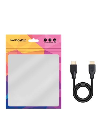 Nanocable Cable HDMI V2.0 4K@60Hz 18Gbps A M-A M CCS 10 m
