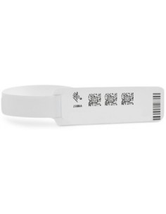 Zebra Z-Band Direct Rojo, Blanco Pulsera de hospital
