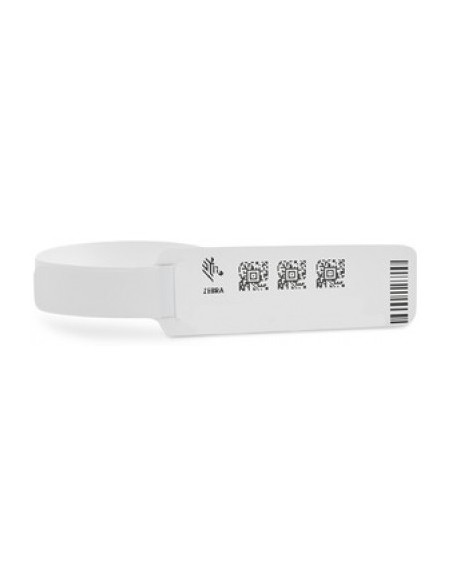 Zebra Z-Band Direct Rojo, Blanco Pulsera de hospital