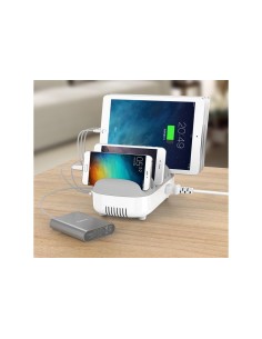 Compulocks 10PUSBDKS-EU organizador para estación de carga Independiente Blanco