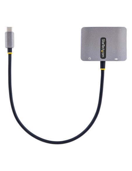 StarTech.com Adaptador de Vídeo USB C, Adaptador Multipuertos USB Tipo C a HDMI VGA con Salida de Audio de 3,5mm, HDR 4K a StarTech.com Adaptador de Vídeo USB C, Adaptador Multipuertos USB Tipo C a HDMI VGA con Salida de Audio de 3,5mm, HDR 4K a