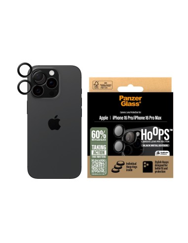 PanzerGlass PG Hoops Black iPhone 16 6.1 6.7Inch Protector de pantalla Apple 1 pieza(s)