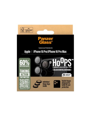 PanzerGlass PG Hoops Black iPhone 16 6.1 6.7Inch Protector de pantalla Apple 1 pieza(s)