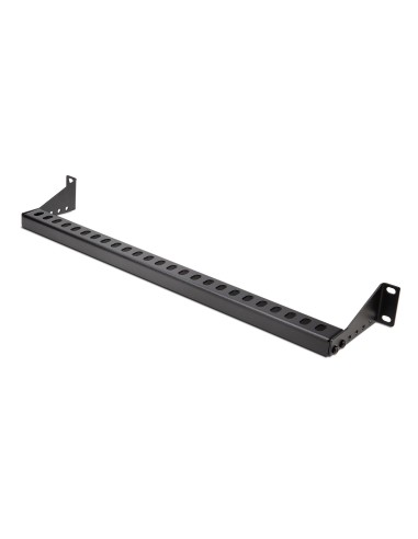 StarTech.com Barra 1U de Amarre Horizontal para Gestión de Cables en Rack - para Racks de 19" - Profundidad Ajustable - Guía
