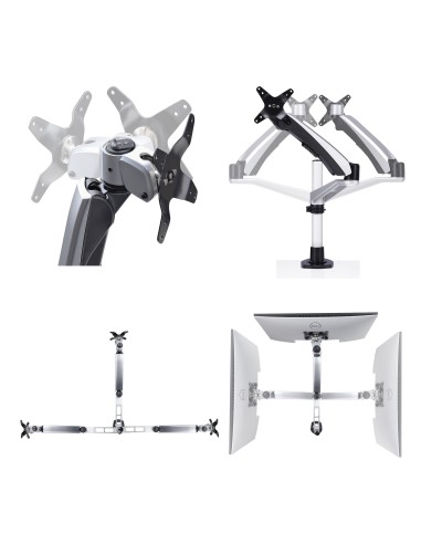 StarTech.com Soporte de Escritorio para Monitor VESA 75x75 100x100 de 27 Pulgadas 16 9   30 Pulgadas 21 9 Ultrawide - Grommet o