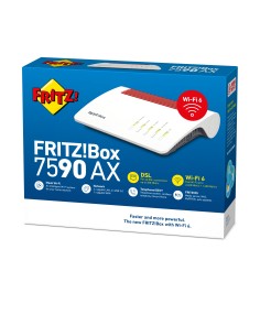 FRITZ!Box 7590 AX router inalámbrico Gigabit Ethernet Doble banda (2,4 GHz   5 GHz) Blanco