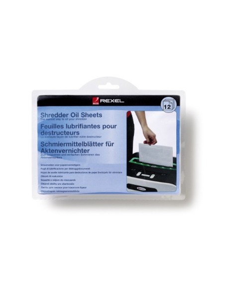 Rexel Láminas lubricantes para destructora (12)