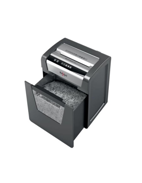 Rexel Momentum X415 triturador de papel Corte cruzado Negro, Gris