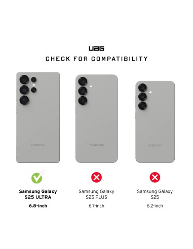 Urban Armor Gear Plasma XTE funda para teléfono móvil 17,3 cm (6.8") Titanio, Transparente