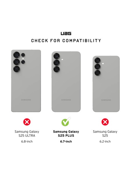 Urban Armor Gear Plyo Pro funda para teléfono móvil 17 cm (6.7") Plata, Transparente