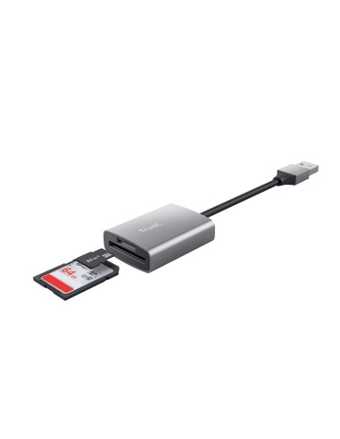 Trust Dalyx lector de tarjeta USB 3.2 Gen 1 (3.1 Gen 1) Aluminio