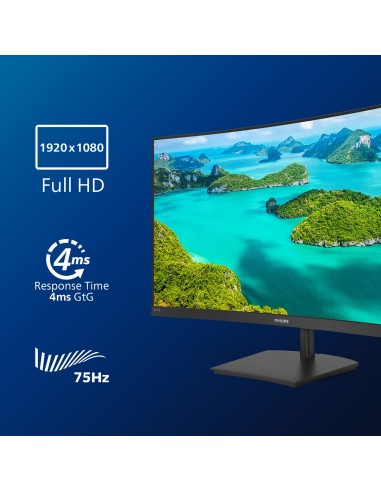 Philips E Line 241E1SC 00 LED display 59,9 cm (23.6") 1920 x 1080 Pixeles Full HD Negro