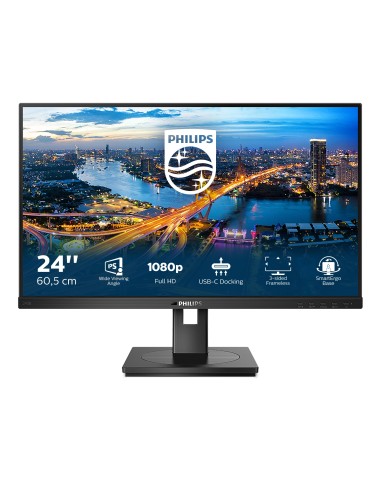 Philips B Line 243B1 00 LED display 60,5 cm (23.8") 1920 x 1080 Pixeles Full HD Negro