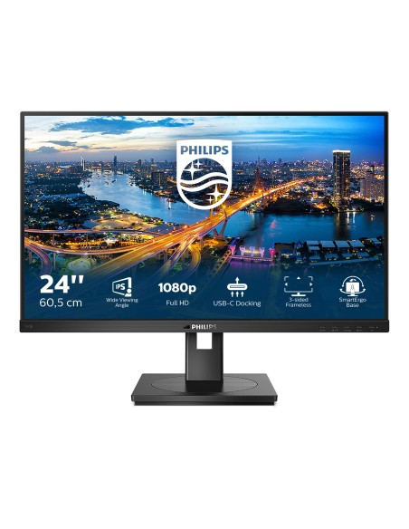 Philips B Line 243B1 00 LED display 60,5 cm (23.8") 1920 x 1080 Pixeles Full HD Negro