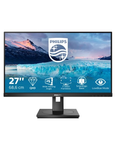 Philips S Line 275S1AE 00 LED display 68,6 cm (27") 2560 x 1440 Pixeles 2K Ultra HD LCD Negro