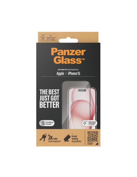 PanzerGlass Ultra Wide Fit Protector de pantalla Apple 1 pieza(s)