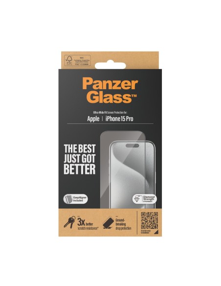 PanzerGlass Ultra Wide Fit Protector de pantalla Apple 1 pieza(s)