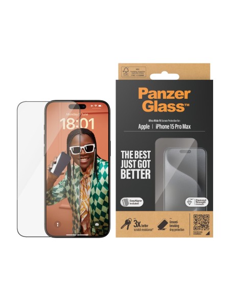 PanzerGlass Ultra Wide Fit Protector de pantalla Apple 1 pieza(s)